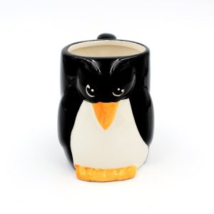 Cana ceramica forma de pinguin 400ml