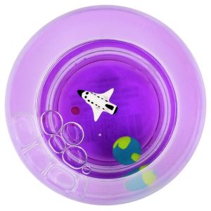 Pahar violet nava spatiala plutitoare Space
