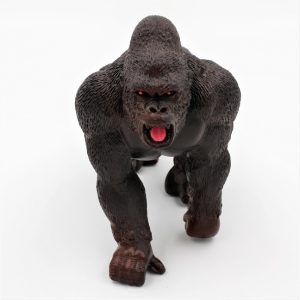 Figurina replica animal gorila maroniu 15cm