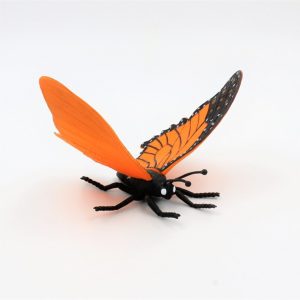 Figurina mini fluture portocaliu 14 cm
