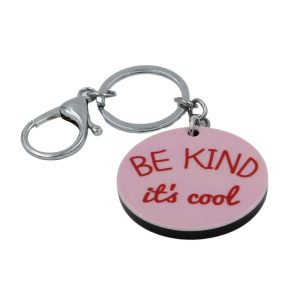 Breloc cu mesaj - Be Kind It's Cool