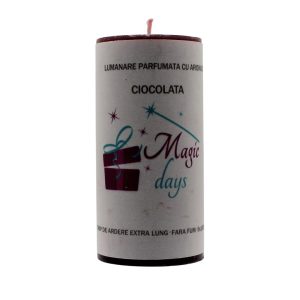 Lumanare parfumata Magic Days ciocolata 10cm