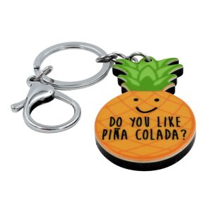 Breloc cu mesaj - Do you like pina colada?