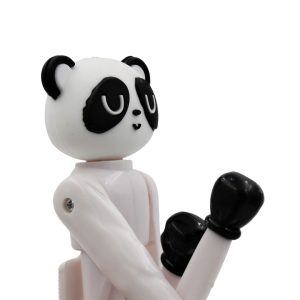Pix funny colecția Boxing panda alb-negru