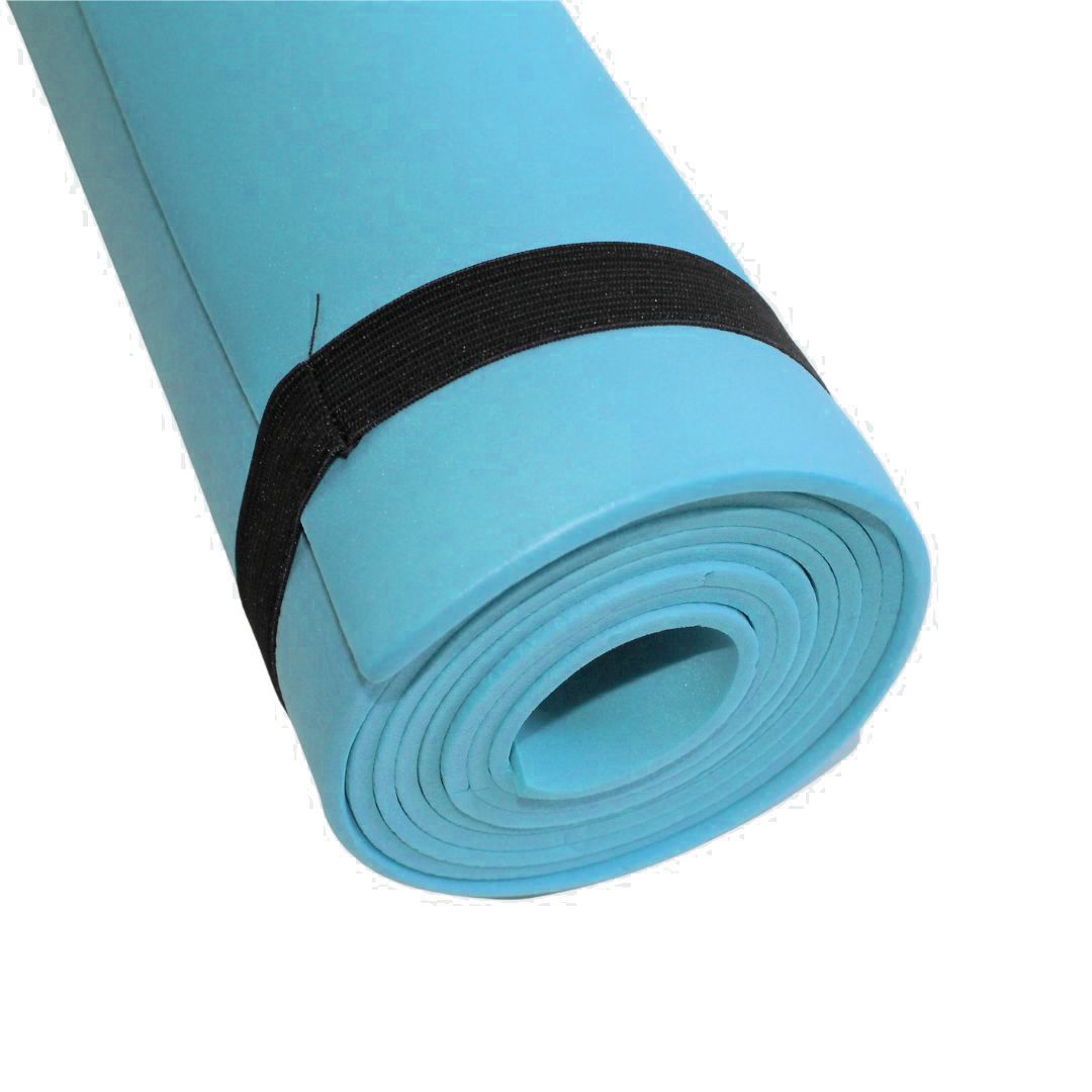 Covoraș bleu yoga din spumă EVA 180x60cm