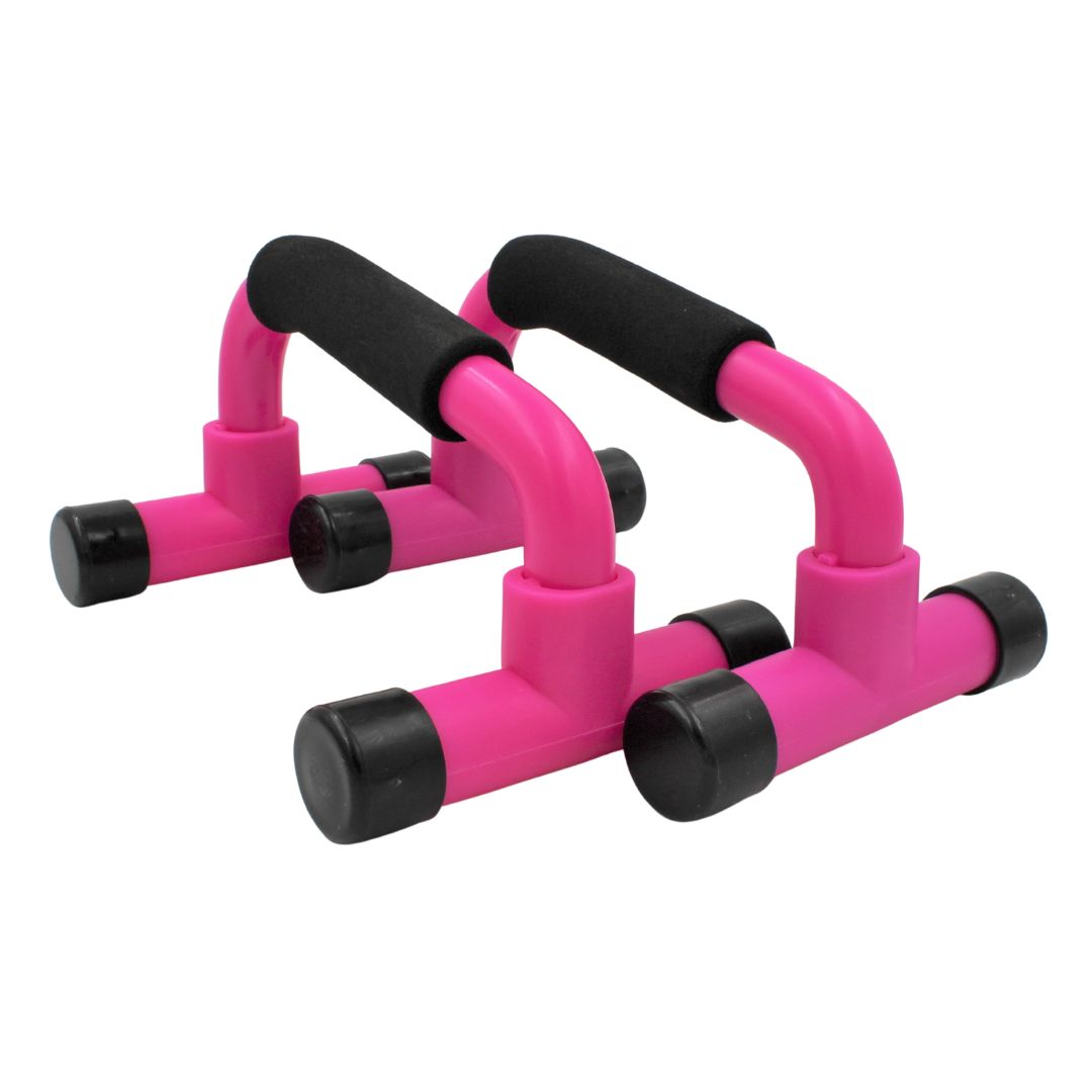 Set suport mânere push-up culoarea roz